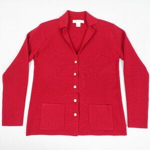 Vintage BROOKS BROTHERS Merino Wool Fine Knit Cardigan Sweater Women's XS